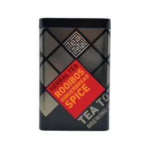 tea tin, rooibos gingerbread spice